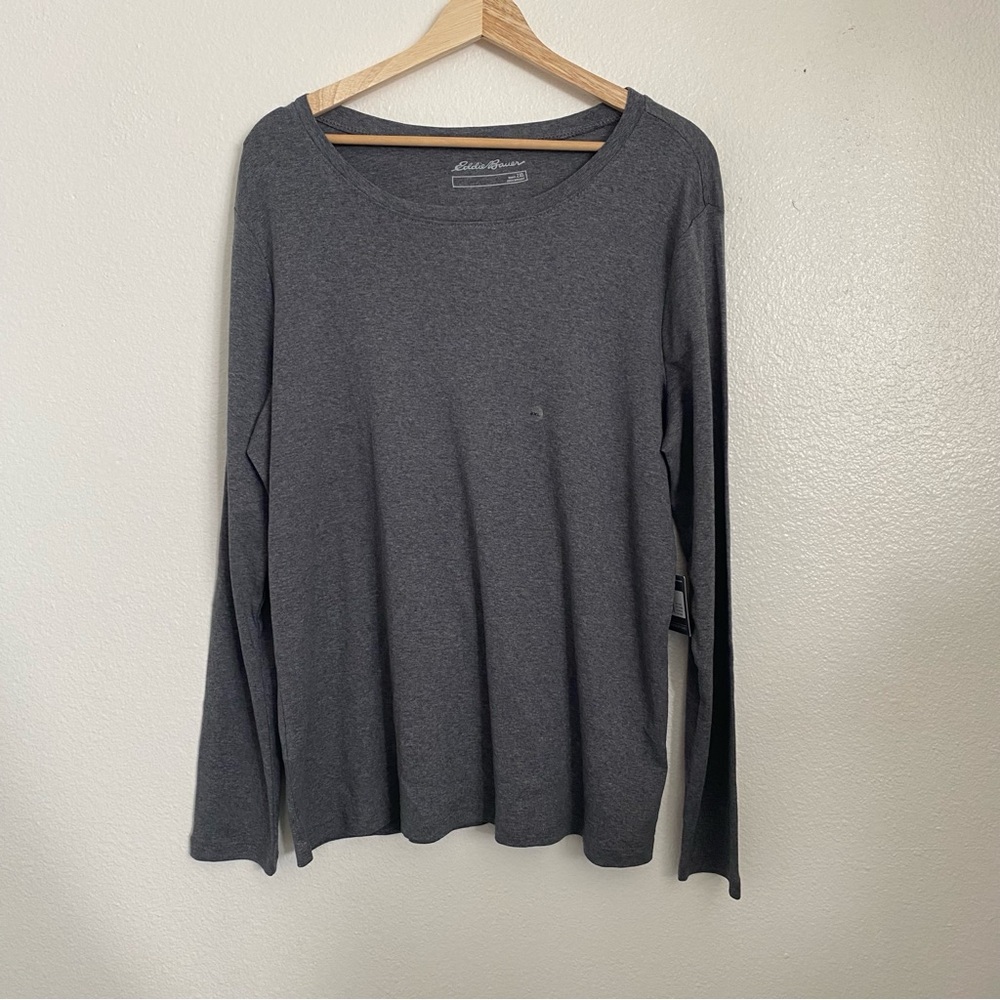 Eddie Bauer Men's Crewneck Sweater - Charcoal